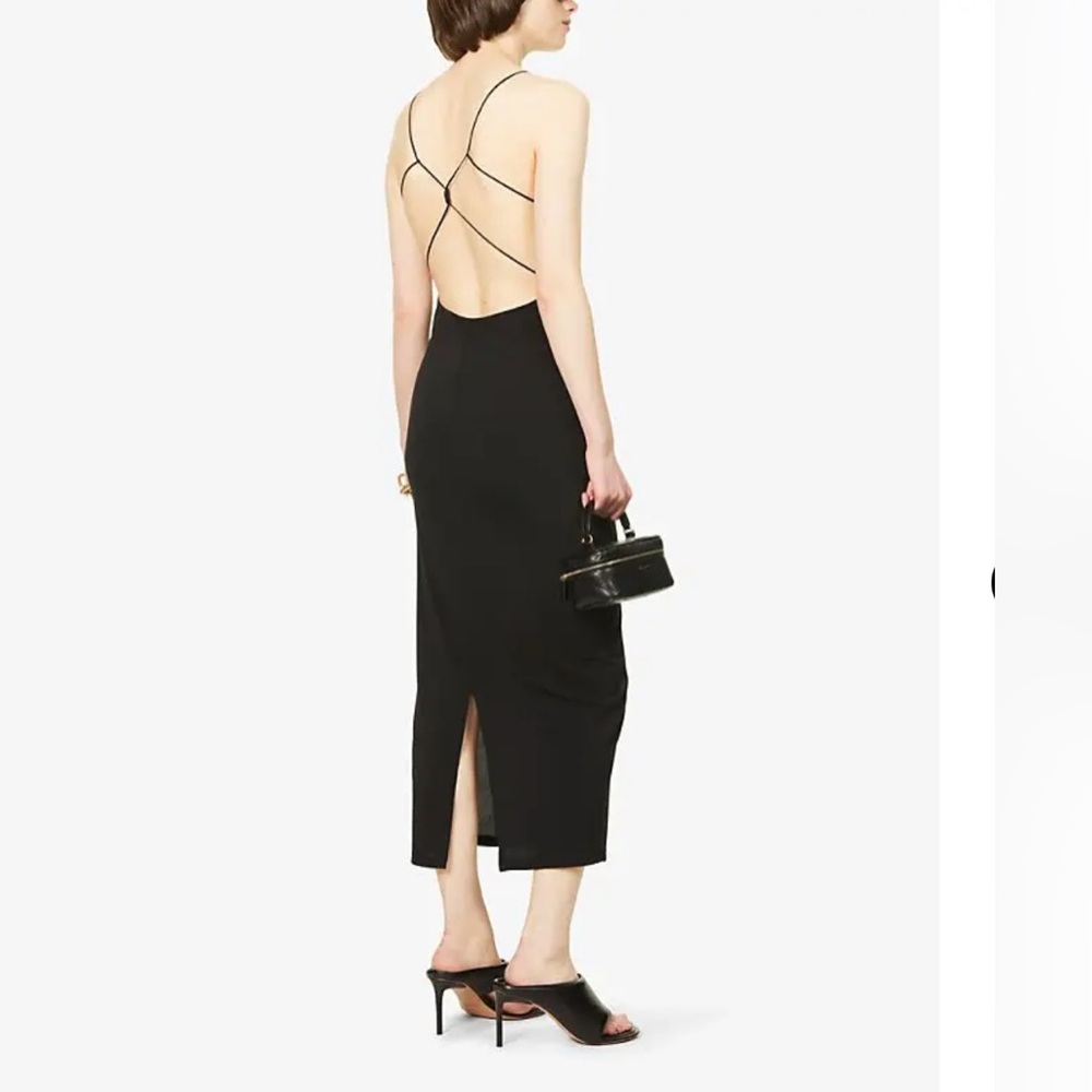 Musier Paris inma Midi dress size 36/S in black